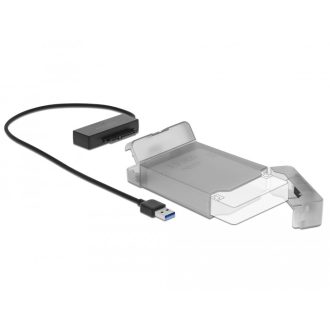   Delock USB A-típusú - SATA átalakító 3.5  védő borítóval (64086)