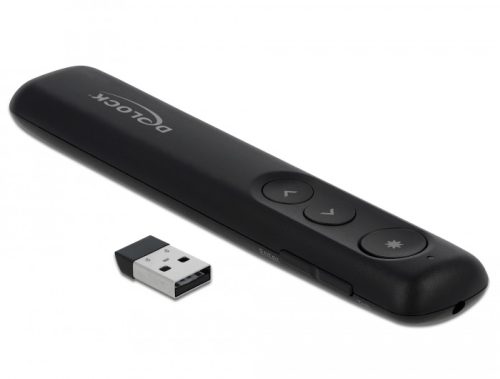 Delock USB-s Lézermutató fekete (64092)