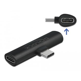   Delock Fekete adapter USB Type-C  - 2 db. USB Type-C  PD (64114)