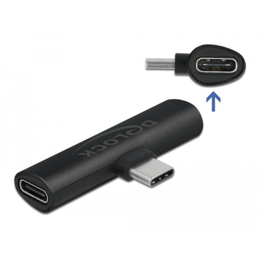 Delock Fekete adapter USB Type-C  - 2 db. USB Type-C  PD (64114)