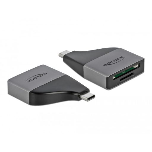 Delock USB Type-C  kártyaolvasó SD / MMC + Micro SD memóriakártyákhoz   kompakt kialakítású (64117)
