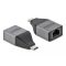 Delock USB Type-C  adapter Gigabit LAN 10/100/1000 Mbps   kompakt kialakítású (64118)