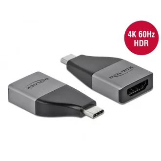   Delock USB Type-C  adapter HDMI (DP Alt Mode) 4K 60 Hz + HDR   kompakt kialakítású (64119)