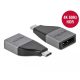 Delock USB Type-C  adapter DisplayPort (DP Alt Mode) 4K 60 Hz   kompakt kialakítású (64120)