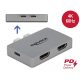 Delock Kettős HDMI adapter MacBook-hoz 4K 60 Hz és PD 3.0-s