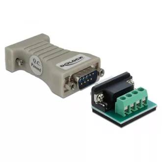   Delock Átalakító 1 x soros RS-232 DB9 port - 1 x soros RS-485 port ESD védelemmel 15 kV (64140)
