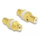Delock Audio adapter RCA anya-anya installációhoz fehér gyűrűvel (64141)