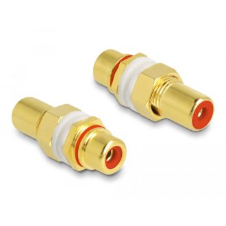   Delock Audio adapter RCA anya-anya installációhoz piros gyűrűvel (64142)