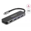 Delock 3 portos USB Hub és 4K HDMI kimenet USB Type-C  csatlakozóval és PD 85 Watt (64171)