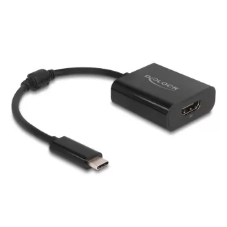   Delock USB Type-C  adapter HDMI (DP Alt Mode) 8K-hez HDR funkcióval fekete (64175)