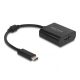 Delock USB Type-C  adapter HDMI (DP Alt Mode) 8K-hez HDR funkcióval fekete (64175)