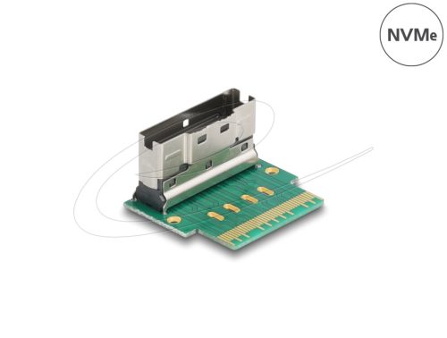 Delock Adapter Slim SAS SFF-8654 8i apa   anya 90 -os szögben