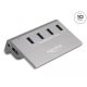 Delock USB 3.2 Gen 2 Hub 4 A-típusú USB porttal (64181)