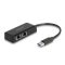 Delock A-típusú USB adapter   2 x Gigabit LAN (64194)