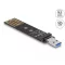 Delock Combo Converter M.2 NVMe PCIe vagy SATA SSD USB 3.2 Gen 2-vel (64197)