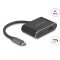 Delock USB Type-C adapter HDMI-re (DP Alt mód) 8K HDR-rel és Power Delivery 100 W-os tápellátással (64199)