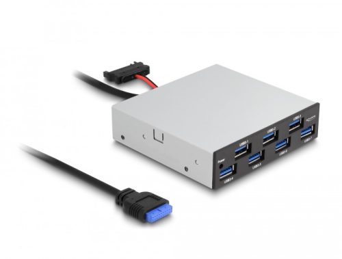 Delock 3.5  USB 5 Gbps első panel 7 x USB A-típusú (64207)