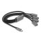 Delock 4 portos USB 2.0 kábel hub USB Type-C  csatlakozóval 60 cm (64210)