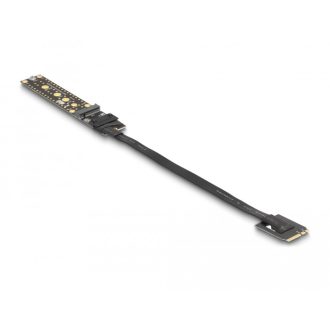   Delock Riser kártya NVMe M.2 kulcs A+E apa - kulcs M csatlakozási felület 20 cm-es kábellel (64215)