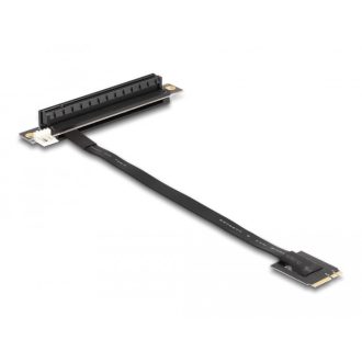   Delock M.2 kulcs A+E - PCIe x16 NVMe adapter hajlított 20 cm hosszú kábellel (64220)