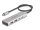 Delock USB 10 Gbps USB Type-C  hub 2 x A-típusú USB csatlakozóval és 2 x USB Type-C  csatlakozóval, valamint egy 35 cm hosszú csatlakozó kábellel (64230)