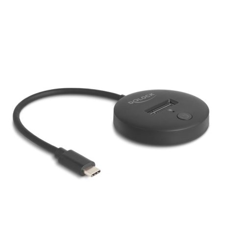 Delock M.2 dokkoló állomás M.2 NVMe / SATA SSD-hez USB 10 Gbps USB Type-C  dugó (64254)