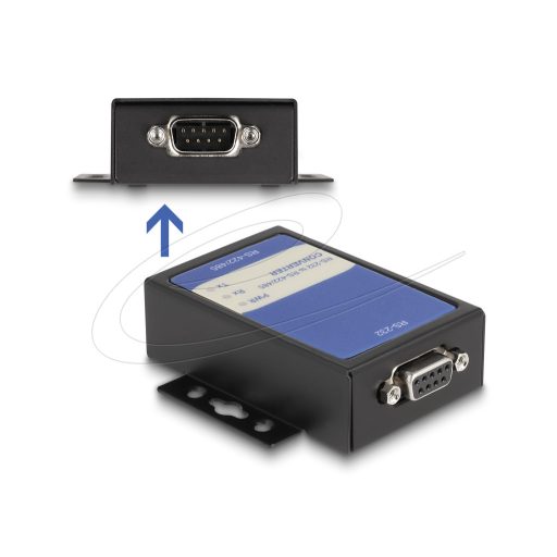 Delock Átalakító 1 x RS-232 - 1 x RS-422/485 15 kV ESD védelmi tápellátással 240 V (64265)