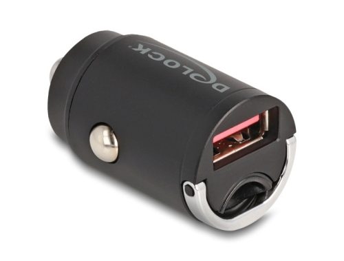 Delock Mini autós töltő A-típusú USB 18 W-tal (64277)