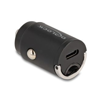   Delock Mini autós töltő USB Type-C  PD 3.0 30 W-tal (64278)