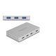 Delock 7 portos USB hub 4 x USB Type-C  anyával és 3 x A-típusú USB anyával PD 82 W-tal (64279)