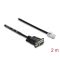 Delock Soros RS-232/422/485 átalakító kábel Sub-D 9 tűs aljzat   RJ45 csatlakozó dugó 2 m (64297)