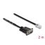 Delock Soros RS-232/422/485 átalakító kábel Sub-D 9 tűs aljzat   RJ45 csatlakozó dugó 2 m (64297)