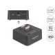 Delock USB 20 Gbps M.2 dokkoló állomás 2 db. M.2 NVMe PCIe SSD-hez klónozó és törlő funkcióval