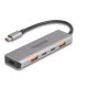 Delock USB 10 Gbps Hub 2 A-típusú USB port és 2 USB Type-C  port USB Type-C  csatlakozóval és PD 95 Watt (64302)