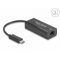 Delock USB 2.0 Type-C  adapter 10/100 Mbps LAN-hoz (64306)