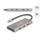 Delock 7 portos USB-elosztó, 10 Gbps, 4 db USB Type-C  csatlakozóaljzattal és 3 db USB Type-A csatlakozóaljjal
