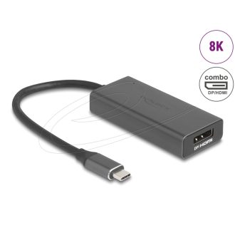   Delock USB Type-C  adapter - HDMI / DisplayPort Kombo Port 8K (64316)