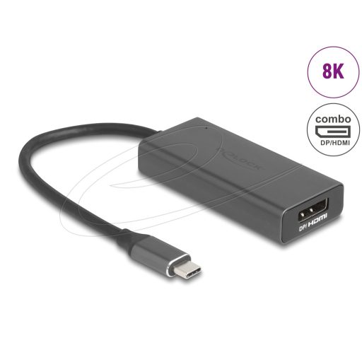 Delock USB Type-C  adapter - HDMI / DisplayPort Kombo Port 8K (64316)