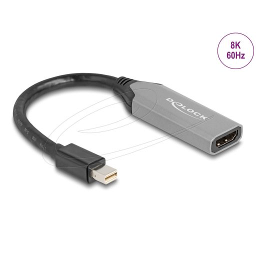 Delock Mini DisplayPort HDMI adapterhez 8K HDR-rel (64331)