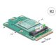 Delock Mini PCIe apa - M.2 kulcs A csatlakoztató adapter
