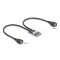 Delock Mini PCIe adapter teljes méret - 2 x USB 2.0 A-típus anya 30 cm (64346)