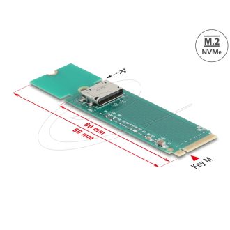   Delock M.2 M kulcs 1 x OCuLink SFF-8612 átalakítóhoz (64348)