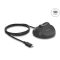 Delock Mágneses talp USB A-típusú aljzat   USB Type-C  dugós csatlakozó 10 Gbps dokkolókábel 1,2 m (64365)