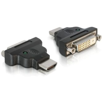 Delock adapter HDMI apa > DVI-25tűs anya (65020)