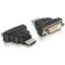 Delock adapter HDMI apa > DVI-25tűs anya (65020)