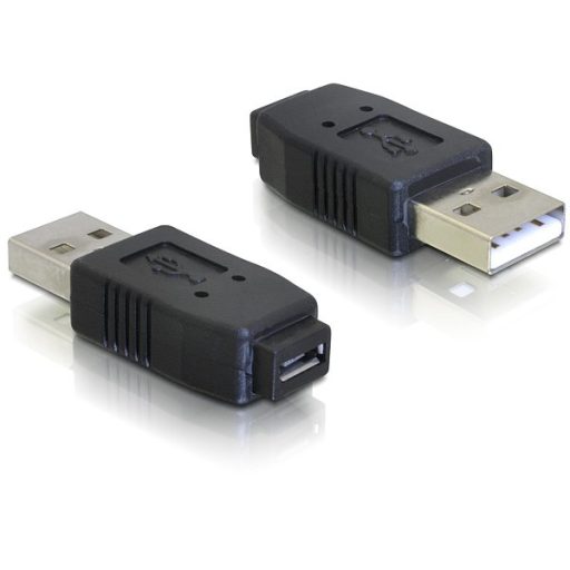 Delock adapter USB micro-A+B anya USB2.0-A apa (65029)