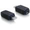 Delock adapter USB micro-A+B anya USB micro-A-apa (65032)