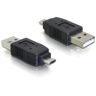 Delock adapter USB micro-B apa USB2.0 A apára (65036)