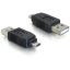 Delock adapter USB micro-B apa USB2.0 A apára (65036)