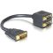 Delock adapter DVI25 apa > 2x DVI25 anya (65051)